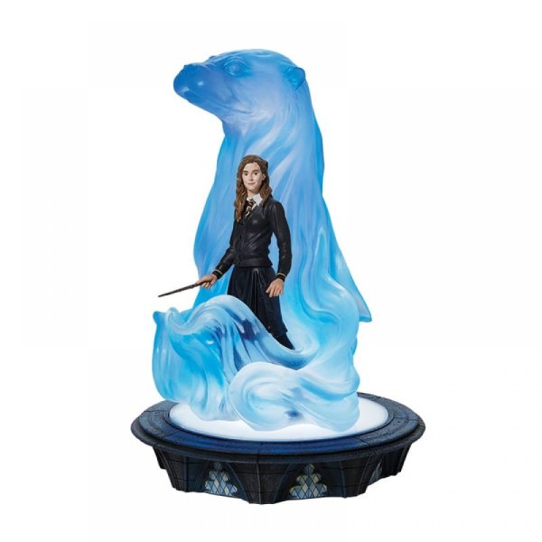 Figurine Hermione et Patronus par le monde magique d'Harry Potter