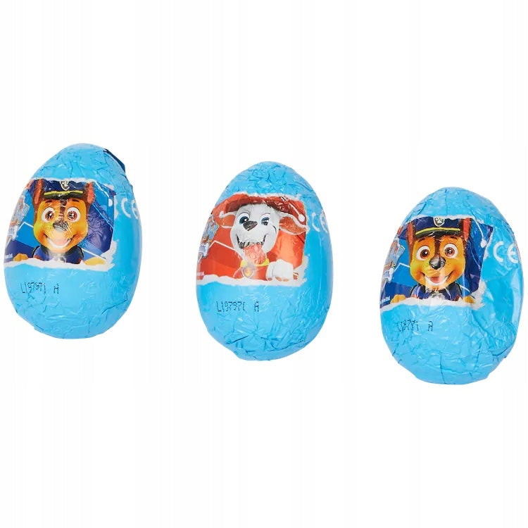 Paw Patrol 3 melk- en witte chocolade-eieren