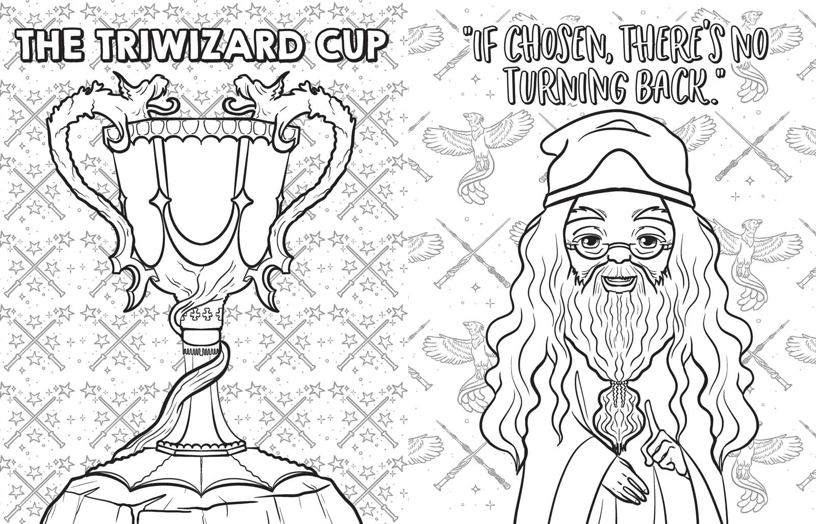 Livre de coloriage Jeux magiques d'Harry Potter