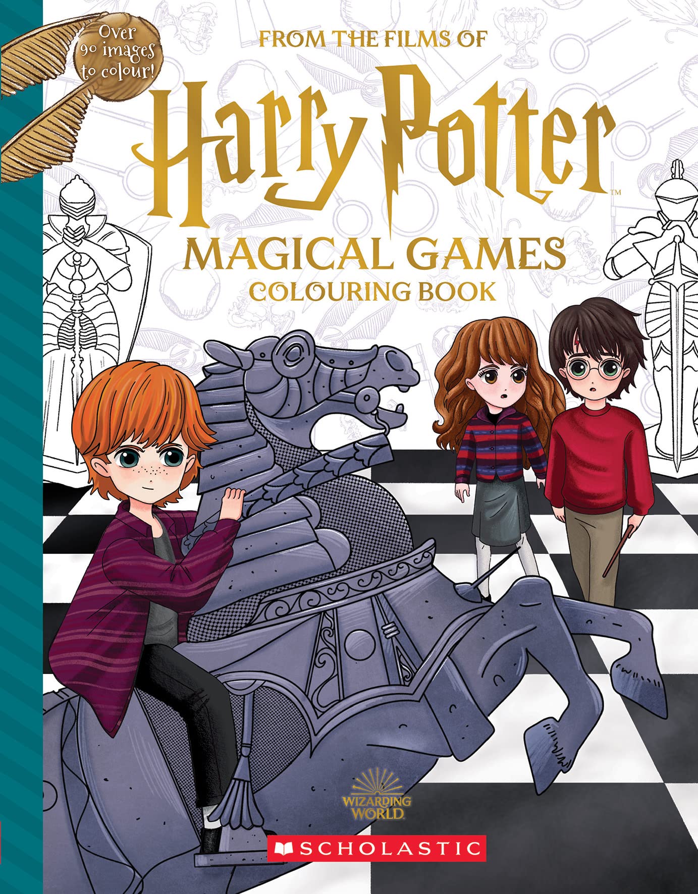 Livre de coloriage Jeux magiques d'Harry Potter