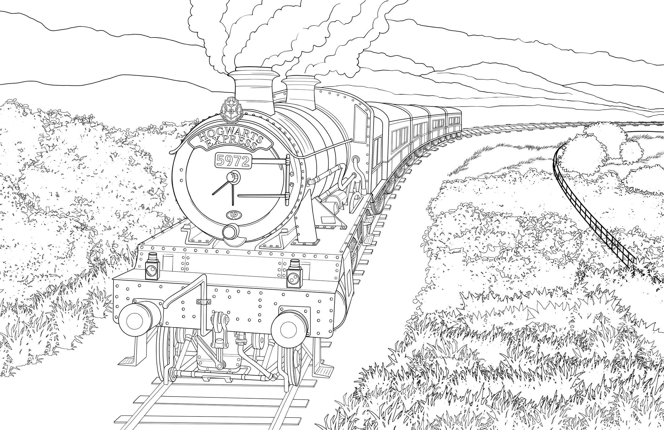 Harry Potter: An Official Hogwarts Coloring Book