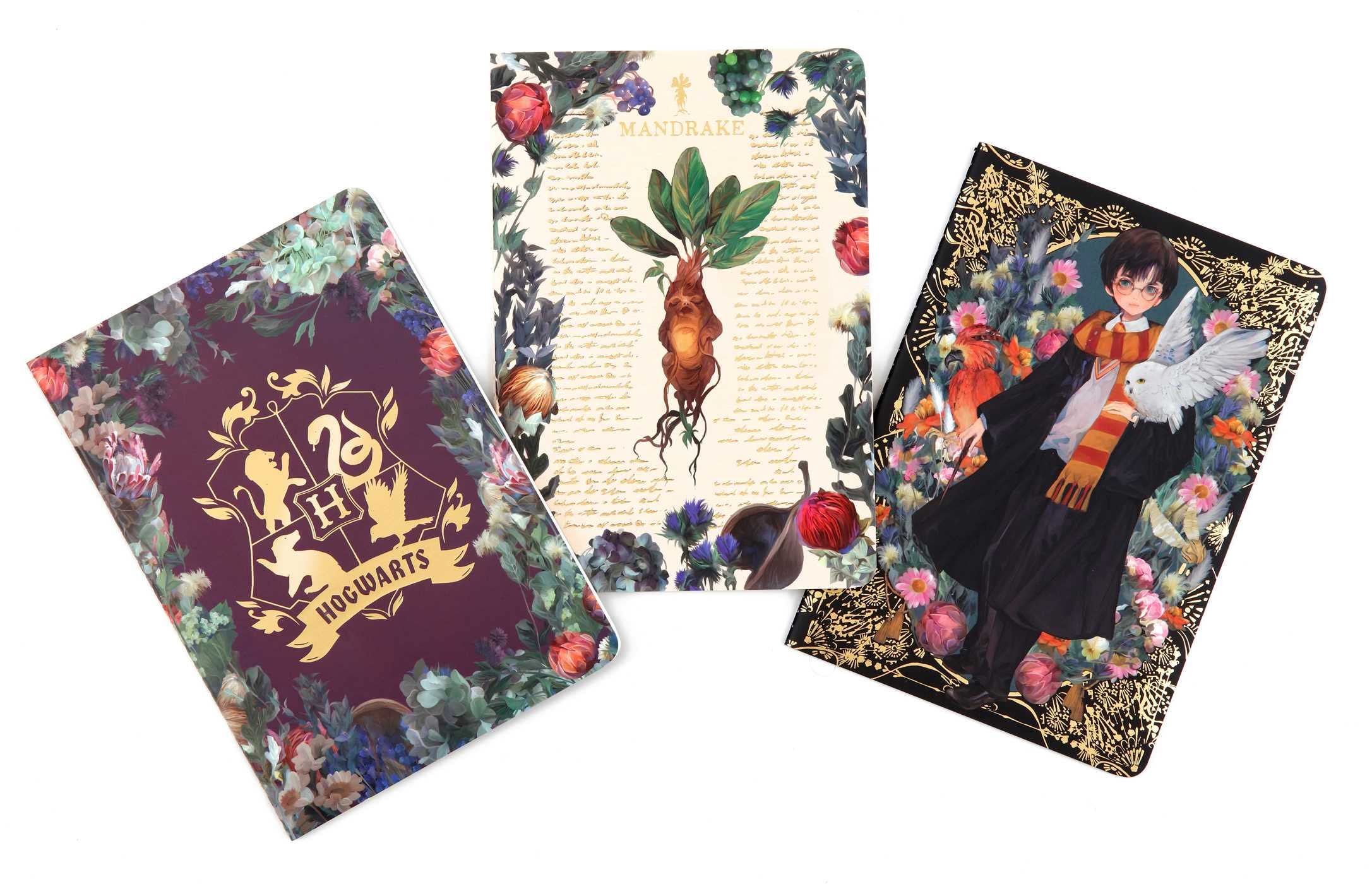 Harry Potter: Floral Fantasy Planner Notebook Collection