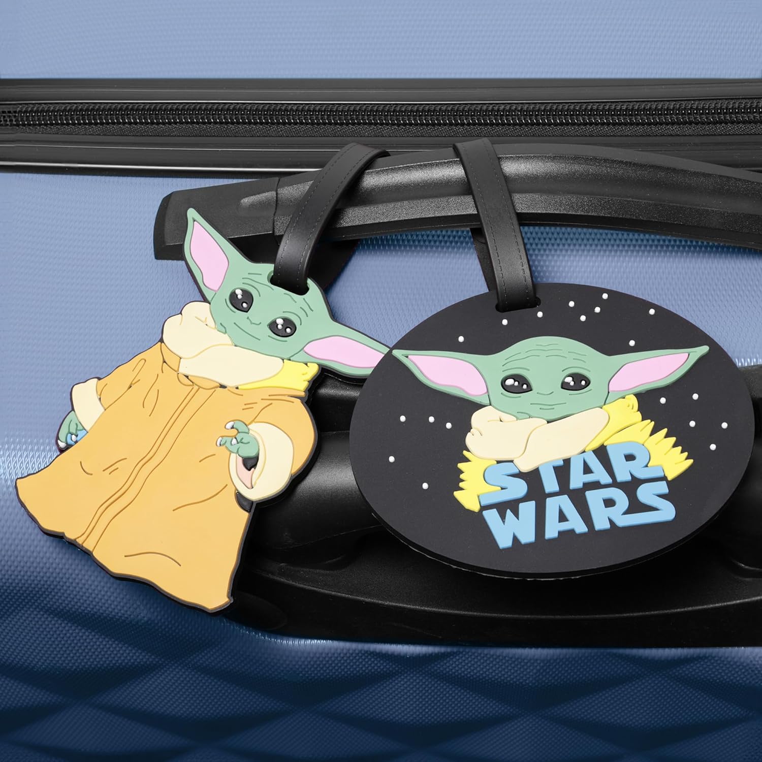 Disney Star Wars Baby Yoda 2-delige bagagelabelset