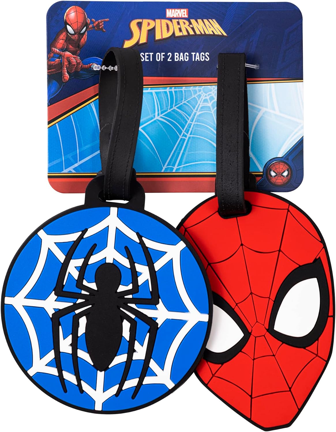 Disney Marvel Spiderman 2-delige bagagelabelset