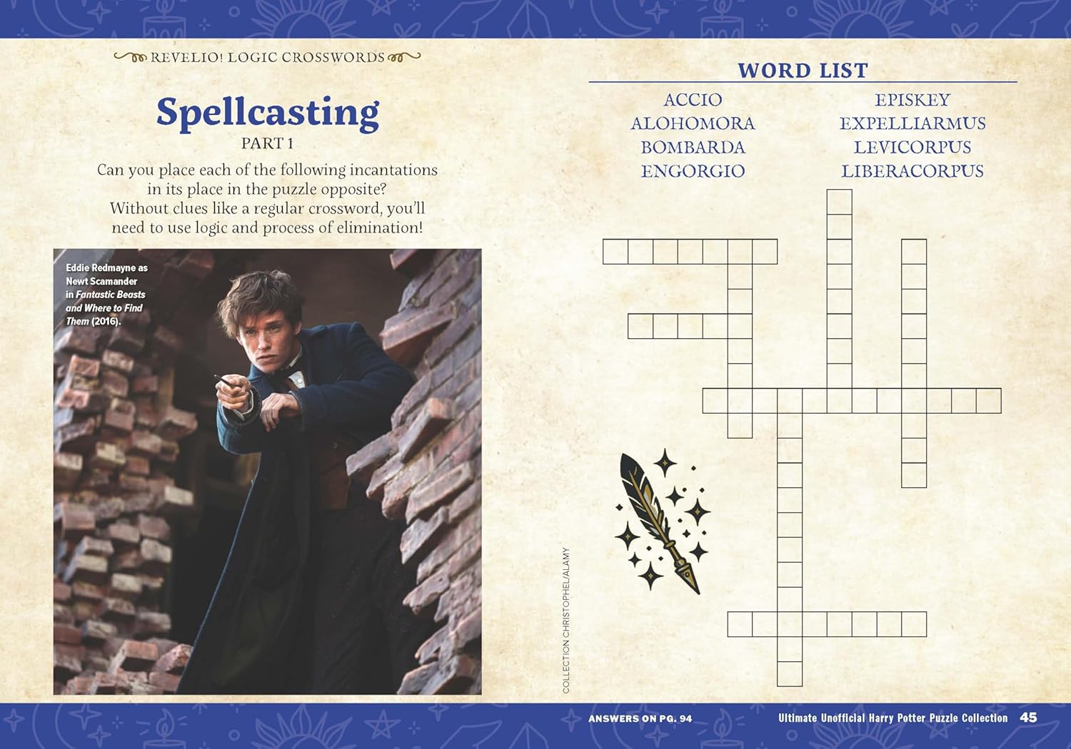 The Ultimate Wizarding World Puzzle Book: Reveal the secrets of Hogwarts and Harry Potter