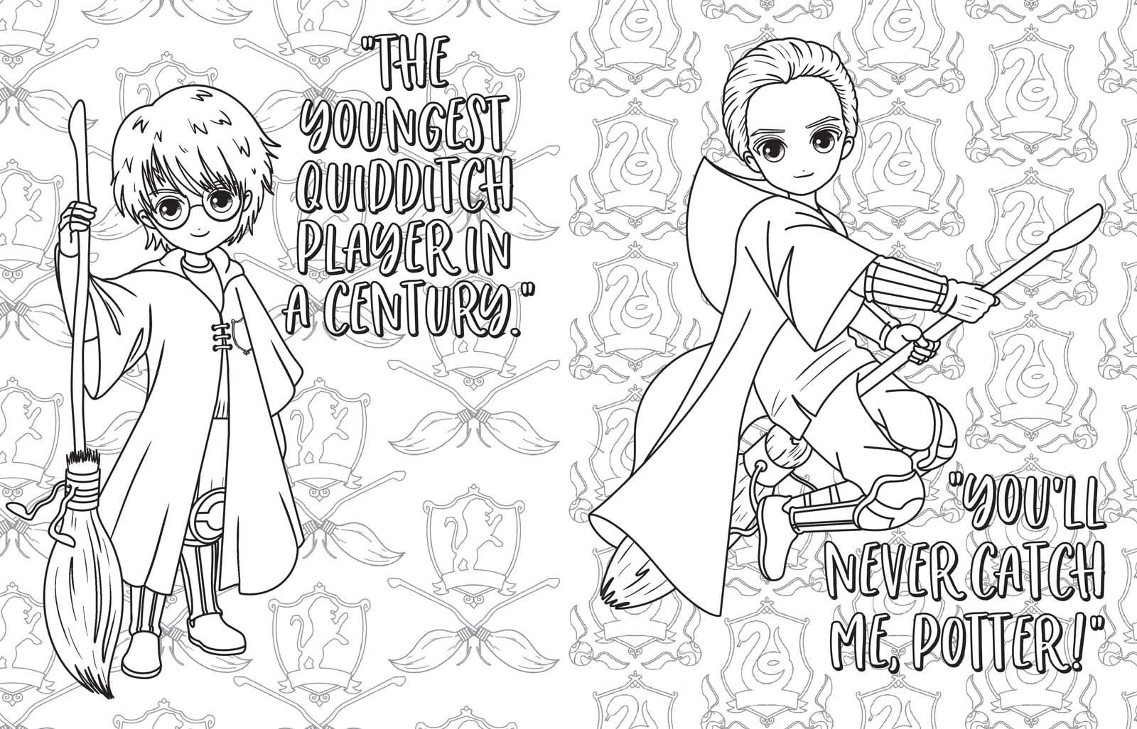 Livre de coloriage Jeux magiques d'Harry Potter