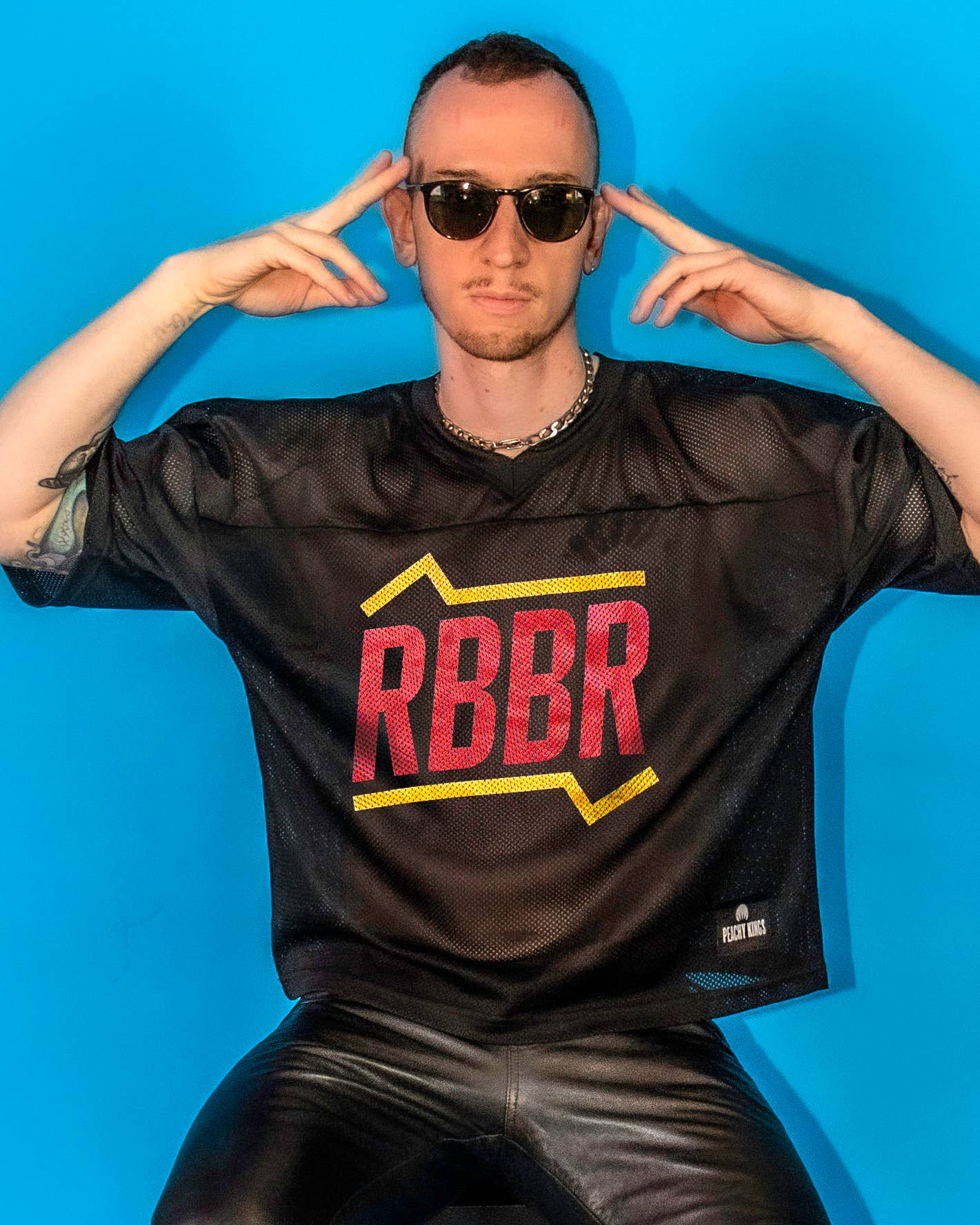 "RBBR" mesh-voetbalshirt: M