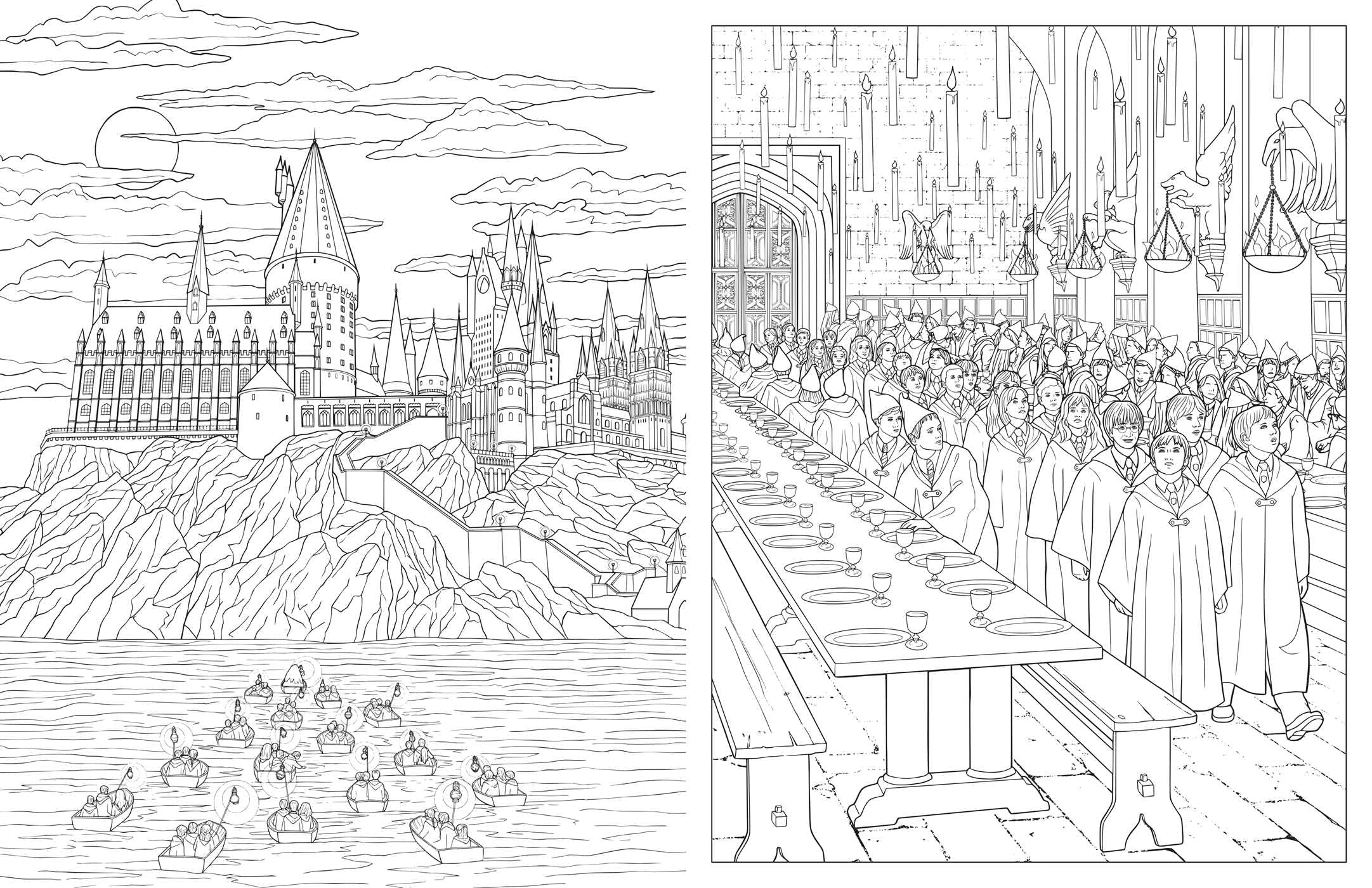 Harry Potter: An Official Hogwarts Coloring Book