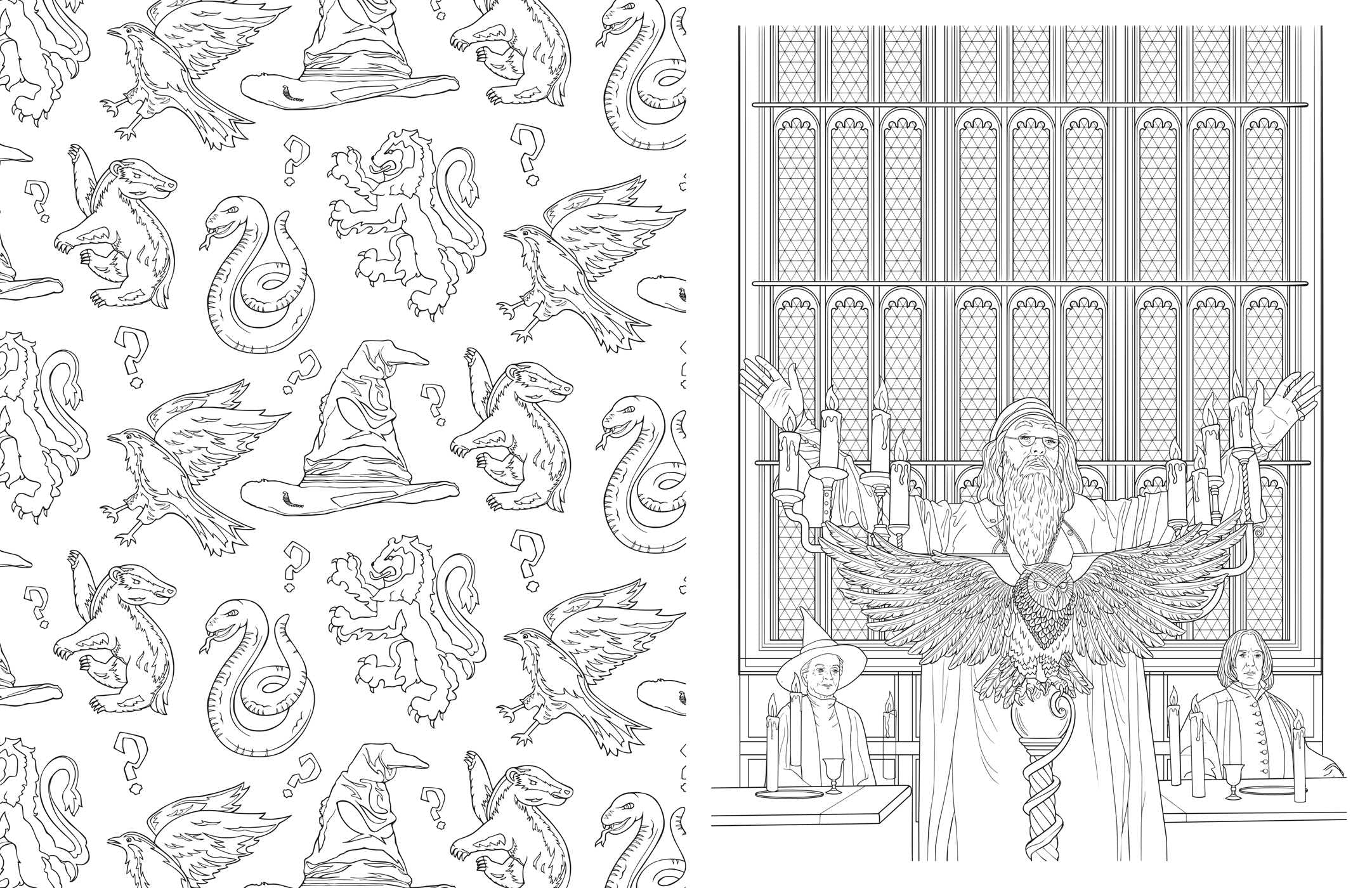 Harry Potter: An Official Hogwarts Coloring Book