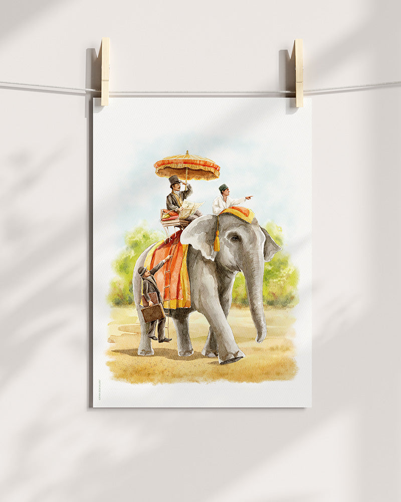 Around the World in Eighty Days Art Print