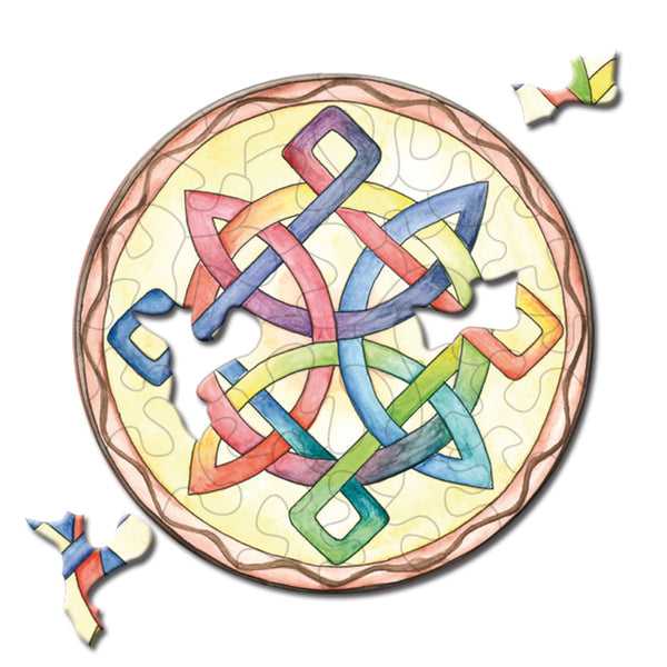 Optical illusion Mini Puzzle Mandala
