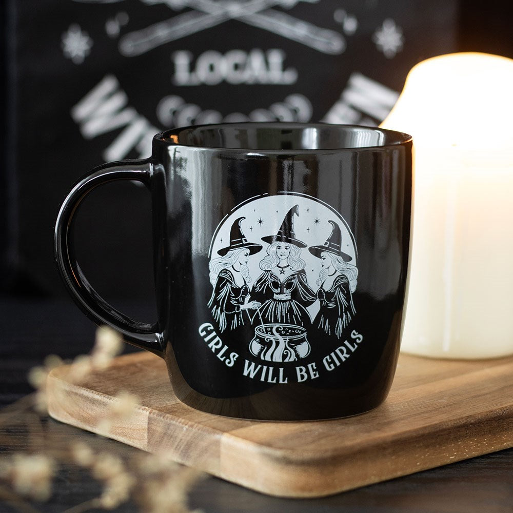 Girls Will Be Girls Witchy Mug - Olleke Wizarding Shop Amsterdam
