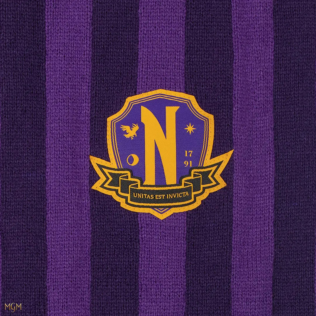 Écharpe du mercredi Nevermore Academy violet