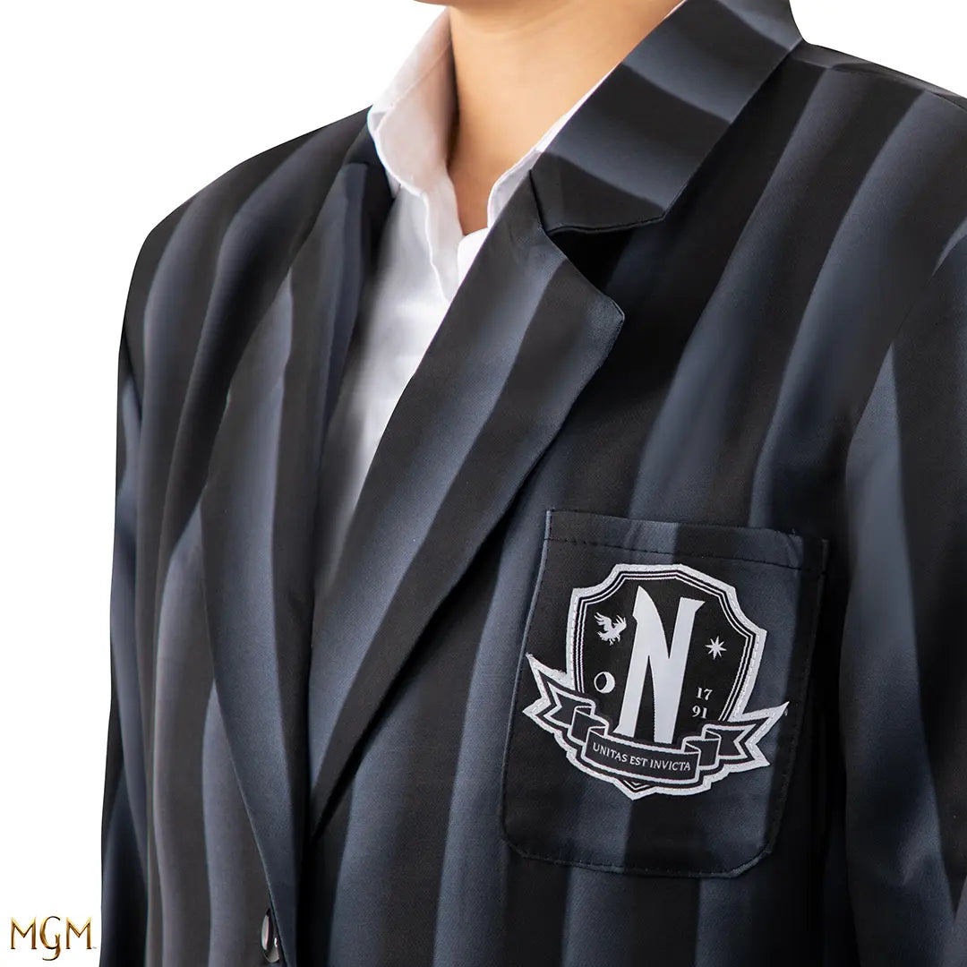 Wednesday Blazer Nevermore Academy black