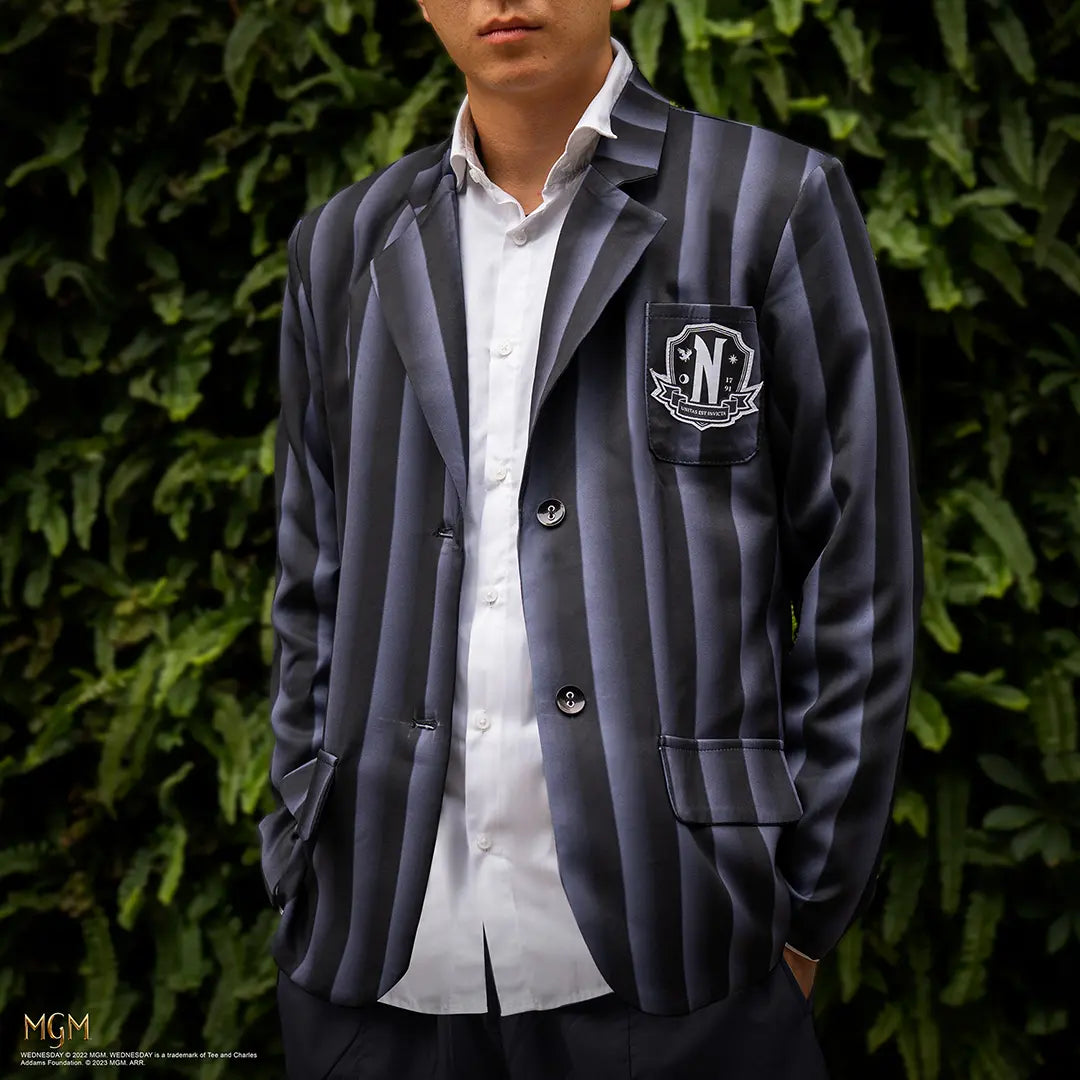 Wednesday Blazer Nevermore Academy black
