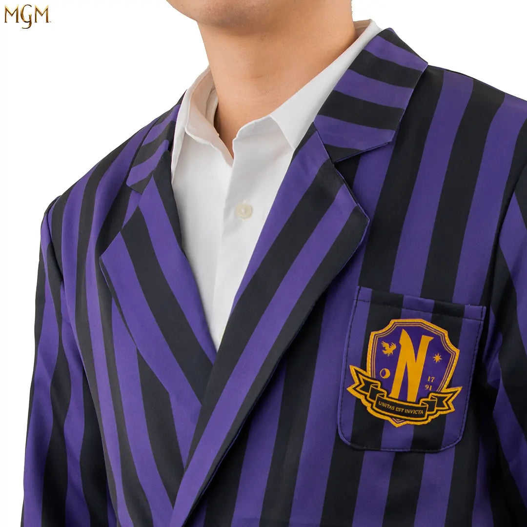 Blazer du mercredi Nevermore Academy violet