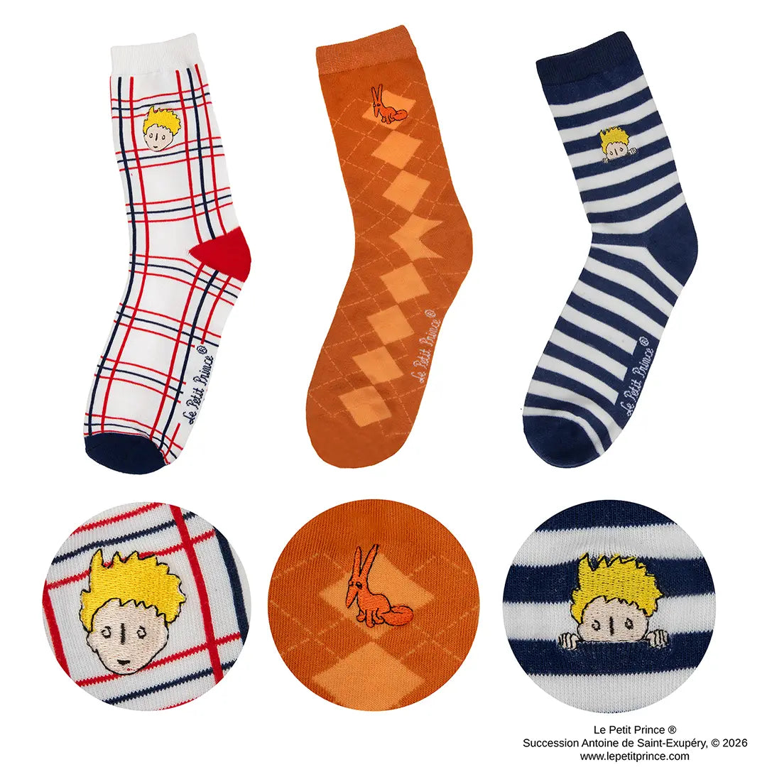 The Little Prince Set of 3 Pairs of Socks