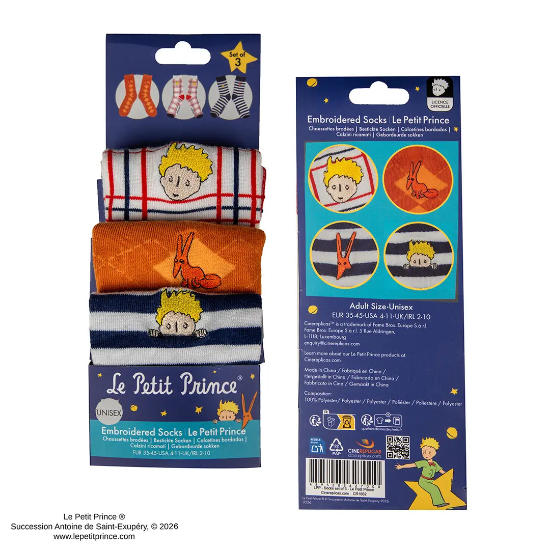 The Little Prince Set of 3 Pairs of Socks