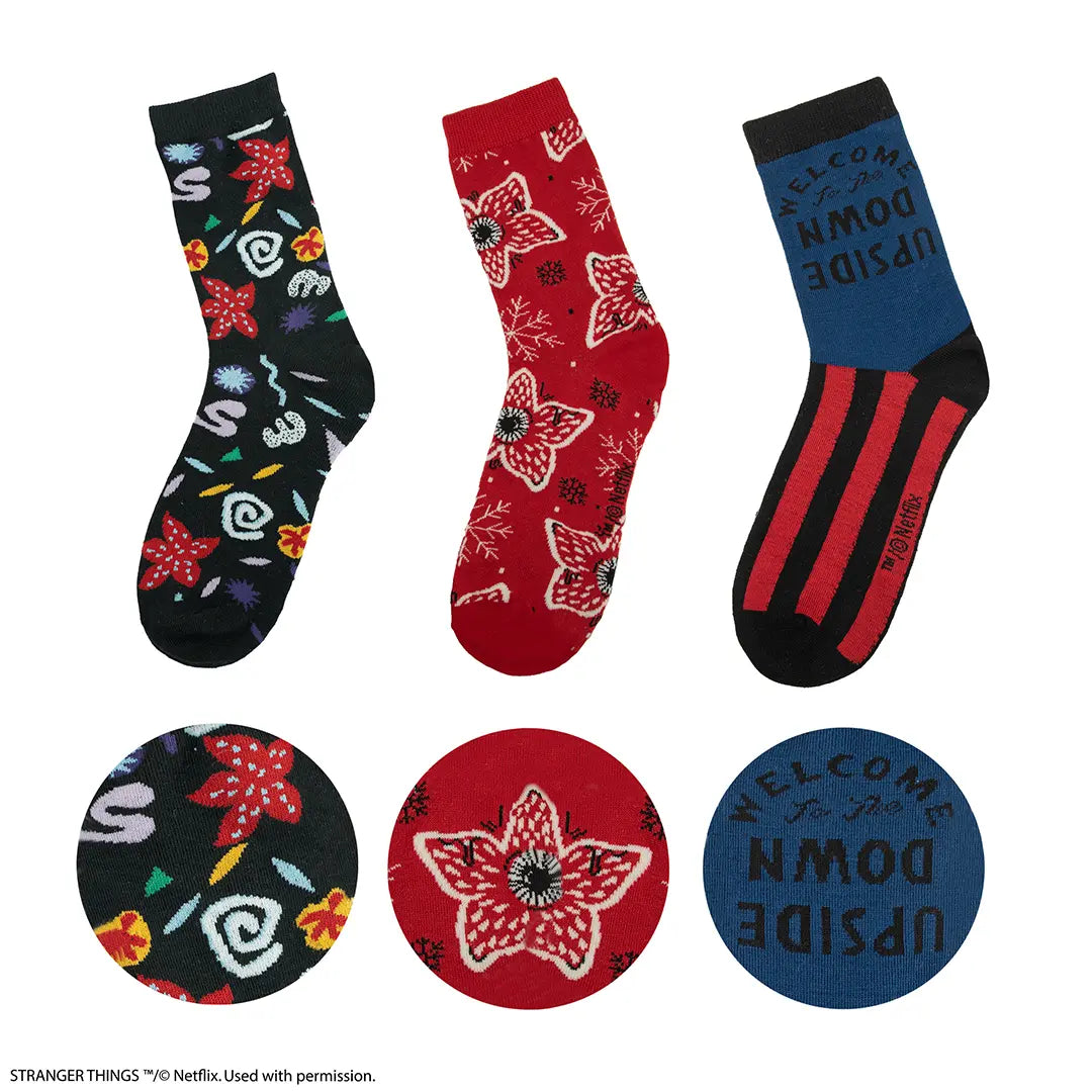 Stranger Things Set of 3 socks