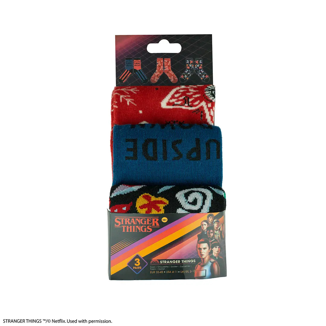 Stranger Things Set of 3 socks