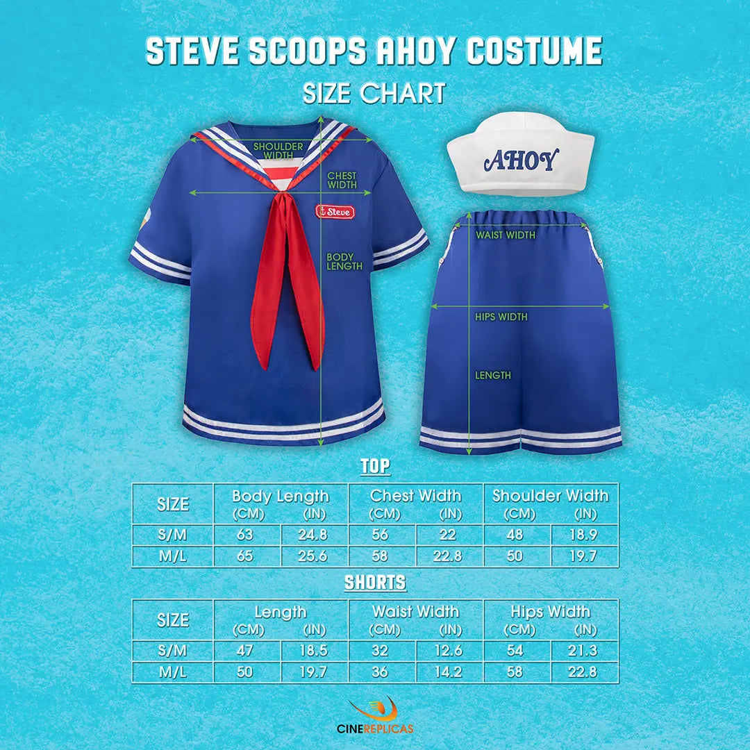 Stranger Things Costume Steve Scoops Ahoy