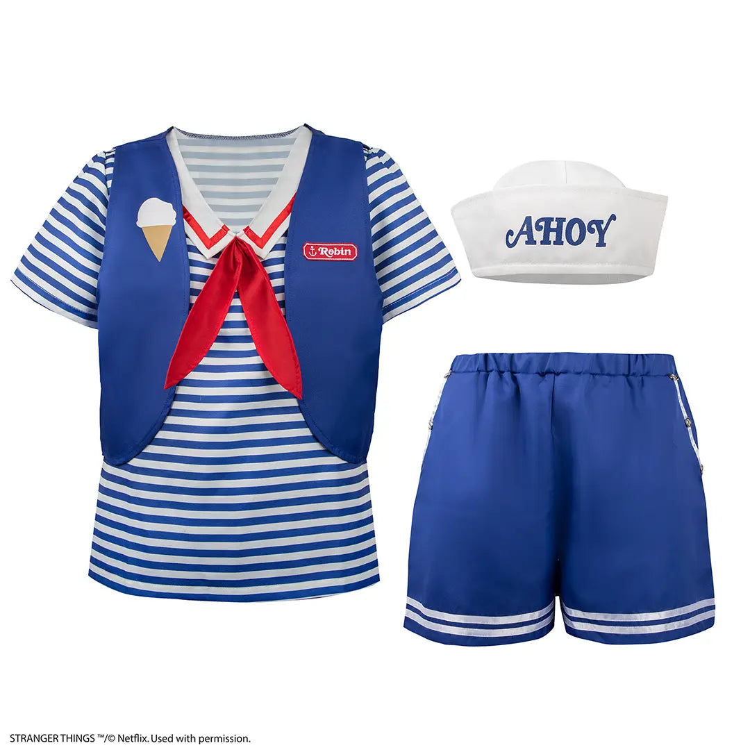 Stranger Things Costume Robin Scoops Ahoy