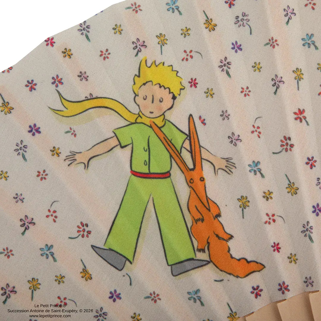 Le Petit Prince Foldable Fan - Wildflower Garden, Olleke Wizarding Shop Amsterdam
