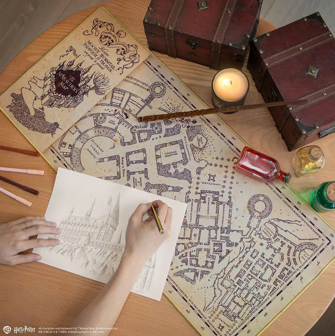 Harry Potter Marauder’s Map Desk Mat - Olleke Wizarding Shop Amsterdam