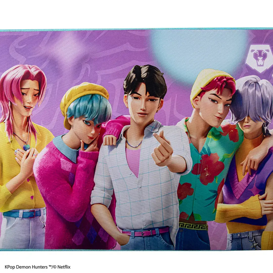 KPop Demon Hunters Desk mat XL - Saja Boys - Olleke Wizarding Shop Amsterdam
