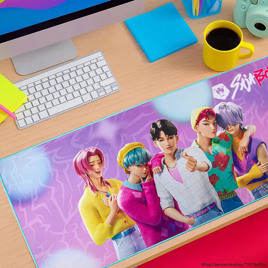 KPop Demon Hunters Desk mat XL - Saja Boys - Olleke Wizarding Shop Amsterdam