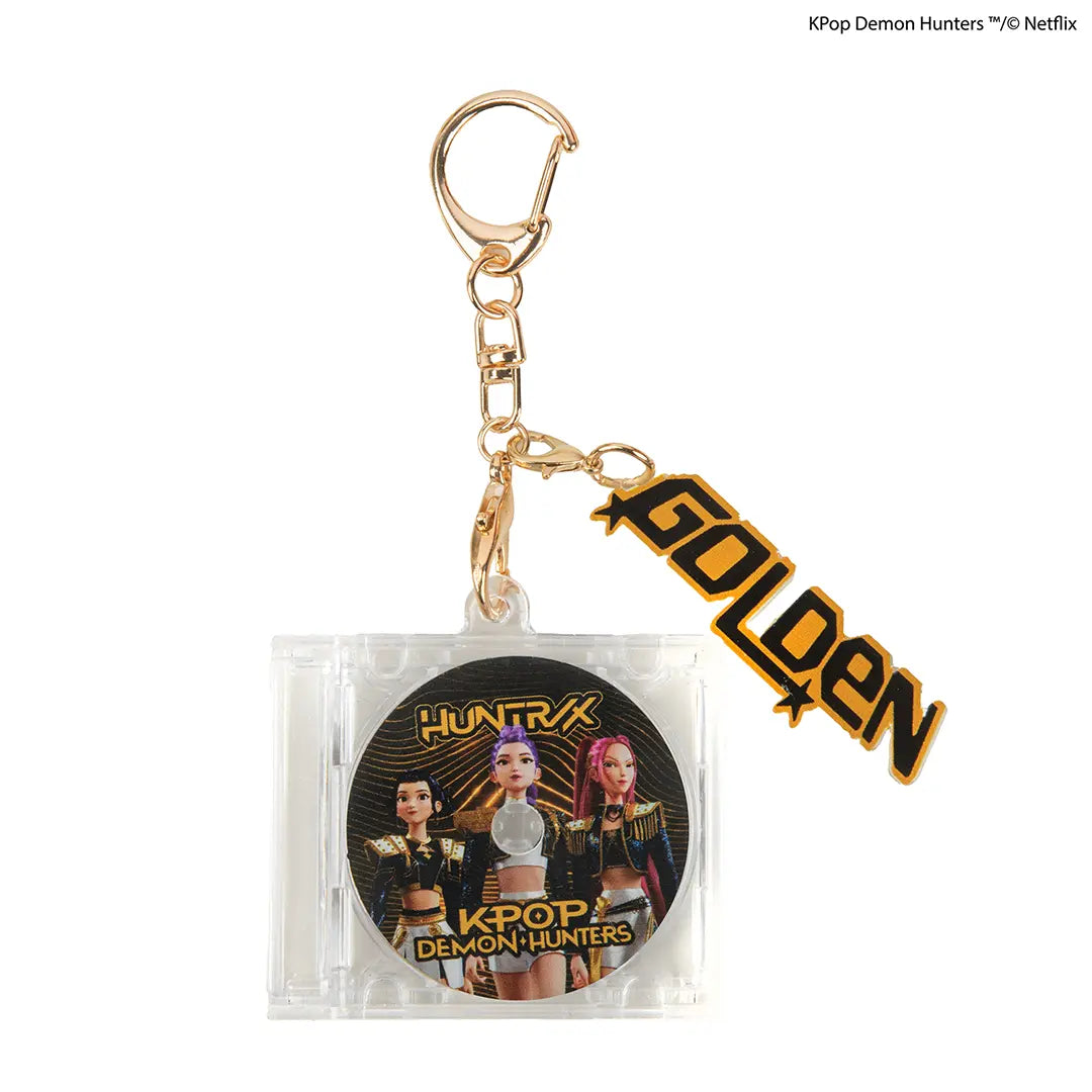 KPop Demon Hunters Charm keychain Golden - Huntr/x