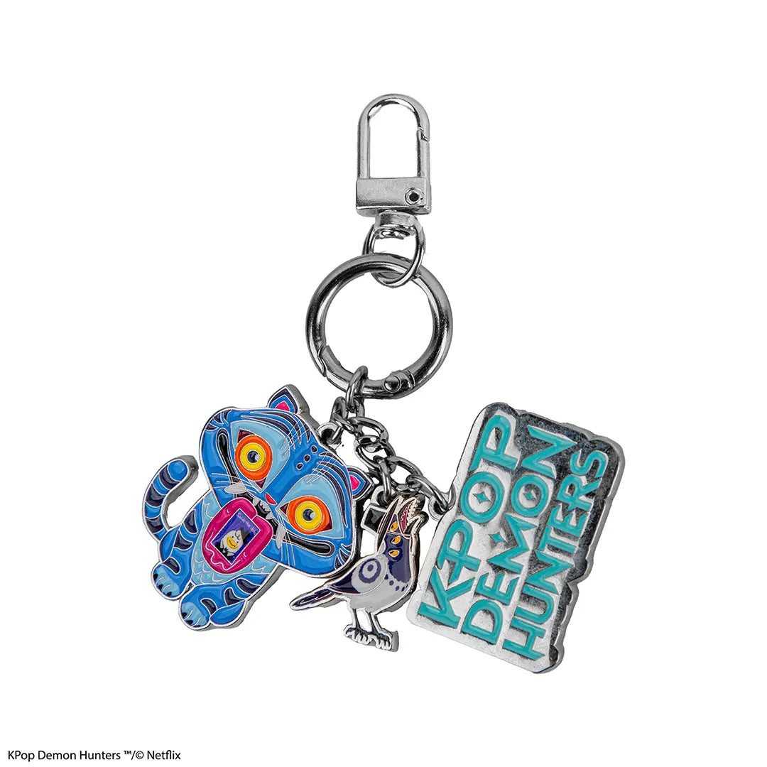 KPop Demon Hunters Derpy & Sussie Charm keychain - Olleke Wizarding Shop Amsterdam