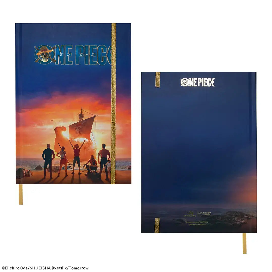 One Piece Hard cover notebook Sunset boat - Olleke Wizarding Shop Amsterdam