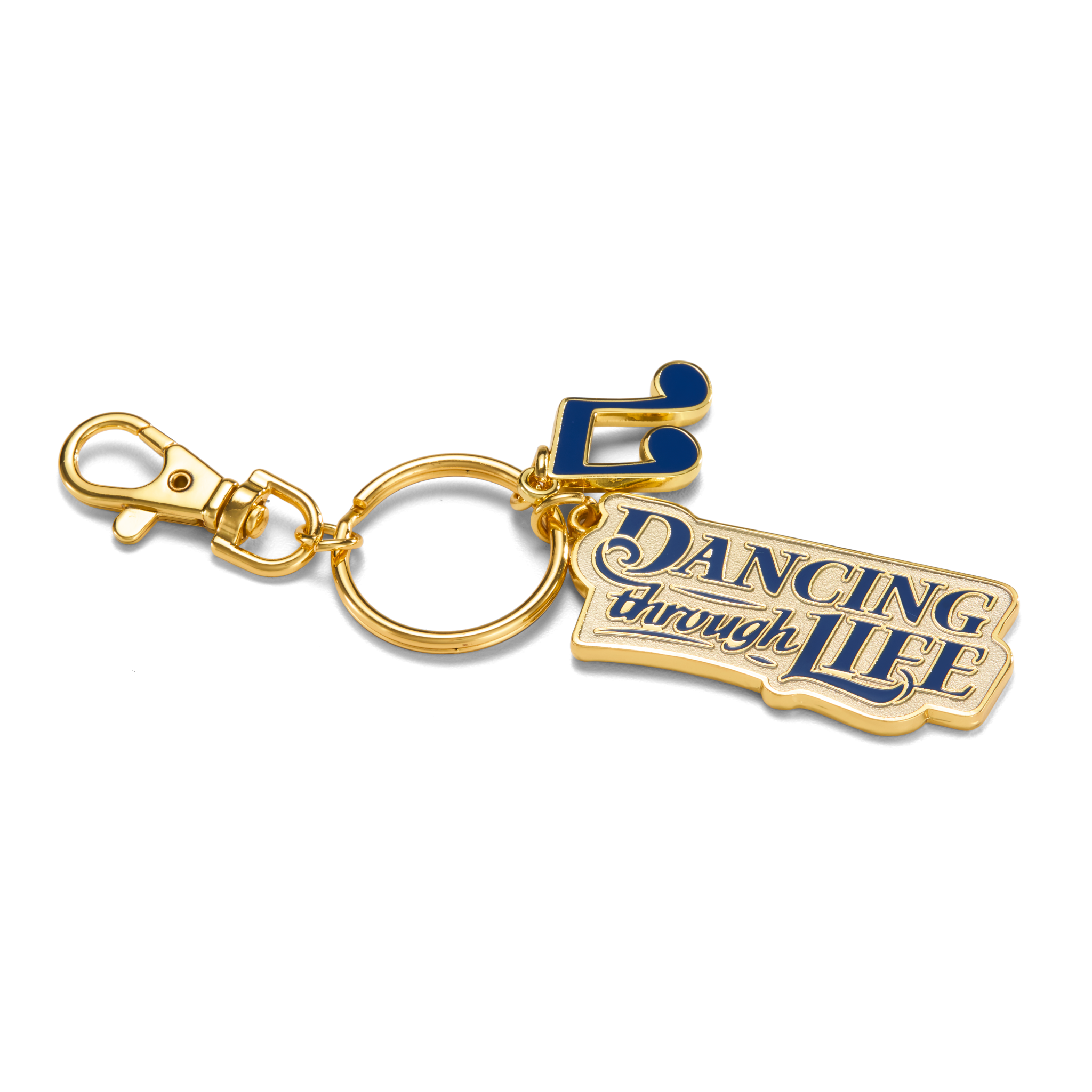 Dancing Through Life Keychain