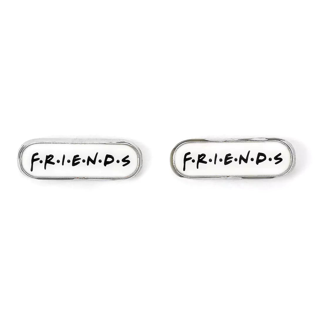 Friends Set of 3 Earring Studs Frame Coffee Cup Friends Logo