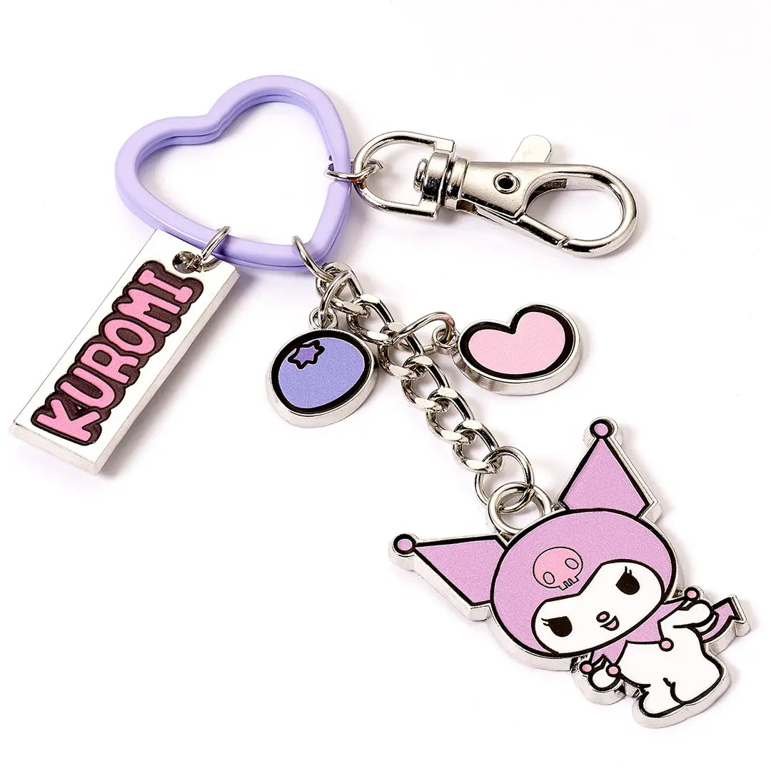 Hello Kitty Keyring Kuromi with Charms