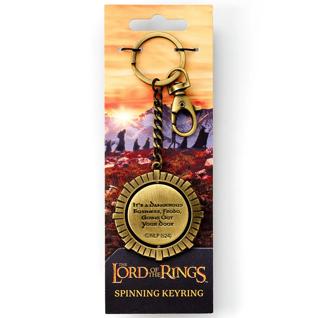 The Lord of the Rings Hobbit Door Keyring - Olleke Wizarding Shop Amsterdam