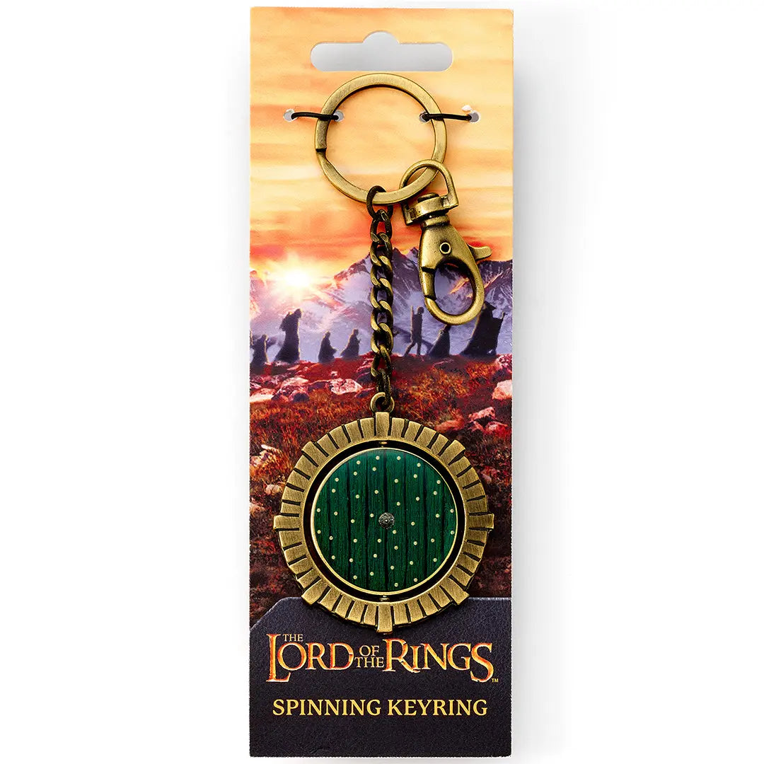 The Lord of the Rings Hobbit Door Keyring - Olleke Wizarding Shop Amsterdam
