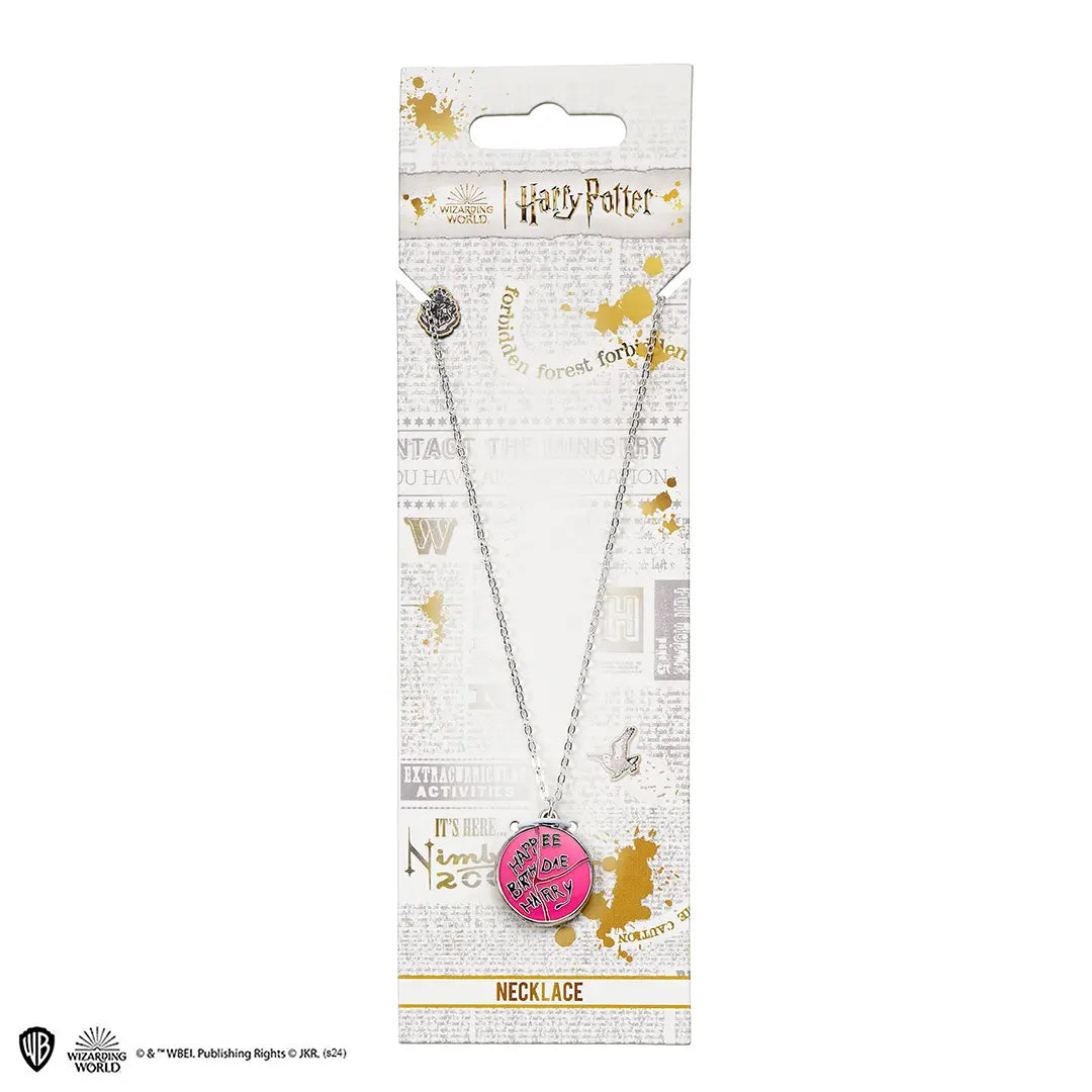 Harry Potter Happee Birthdae cake necklace