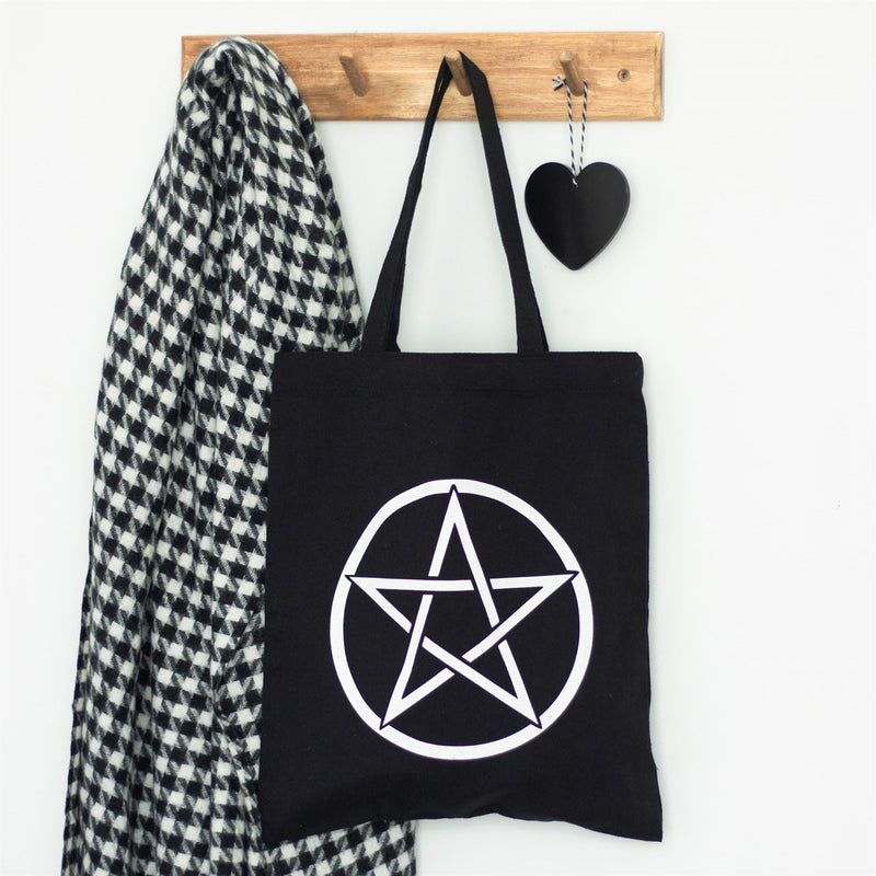 Pentagram Polycotton Tote Bag