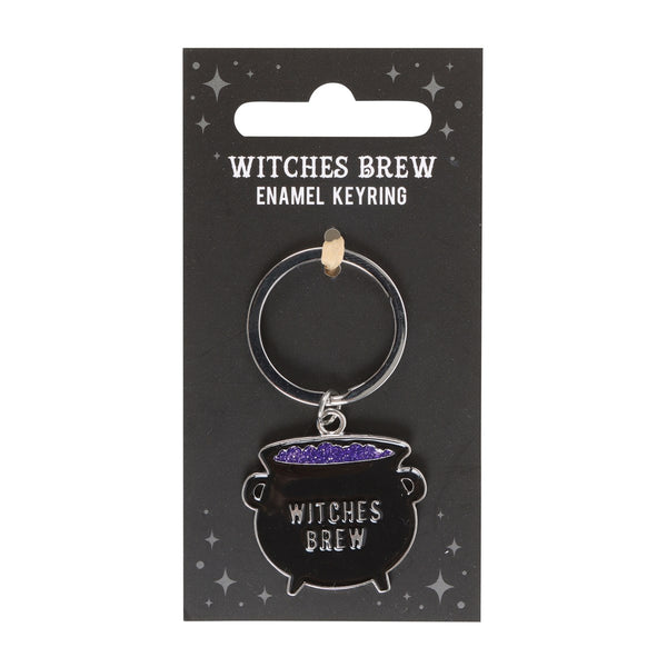 Witches Brew Cauldron Keyring