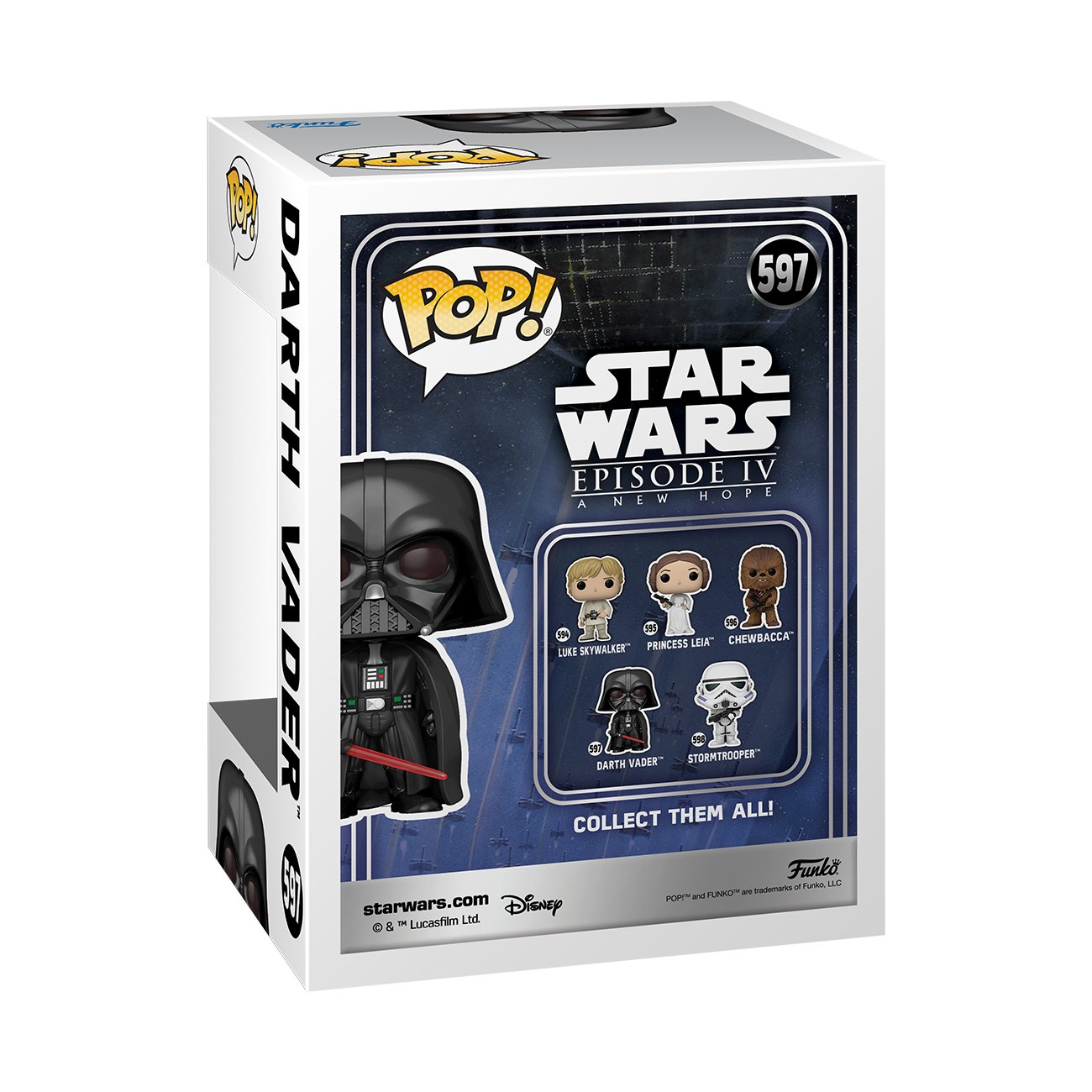 Star Wars : Un nouvel espoir Pop! Dark Vador