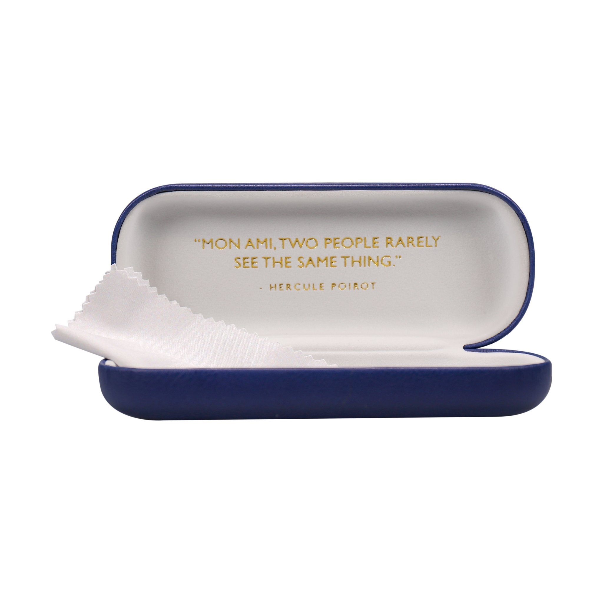 Agatha Christie Glasses Case - Mon Ami Hercule Poirot