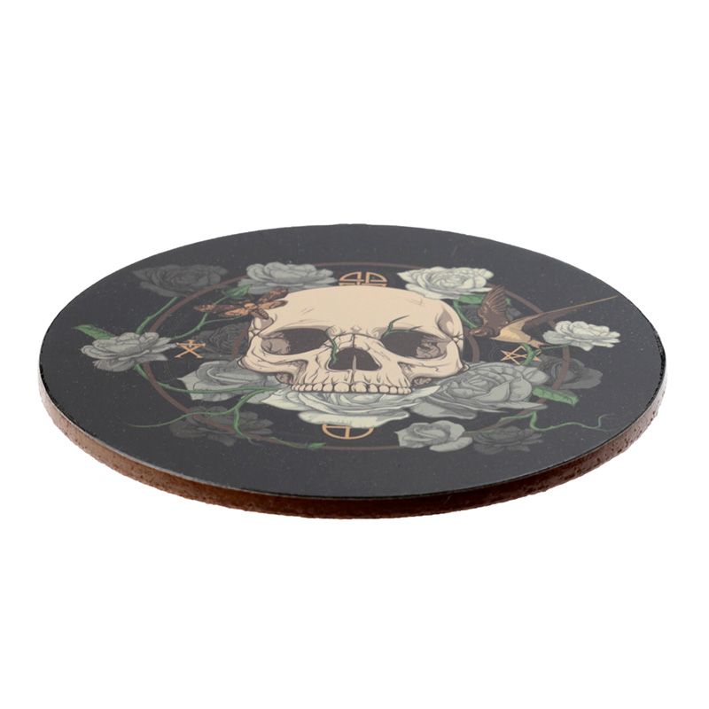 Skull & Roses Set 4 Coasters