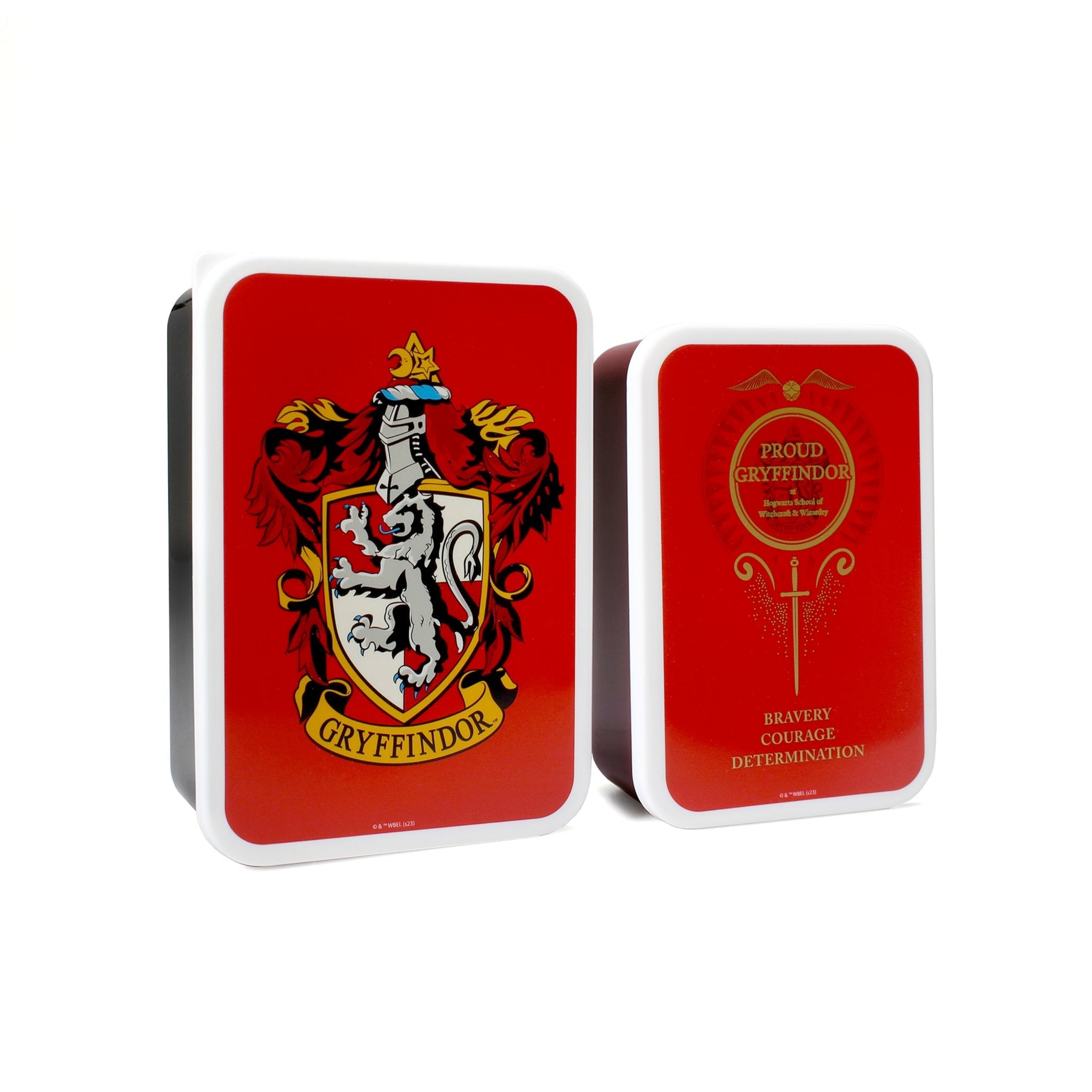 Harry Potter Snack Boxes Set of 2 Gryffindor