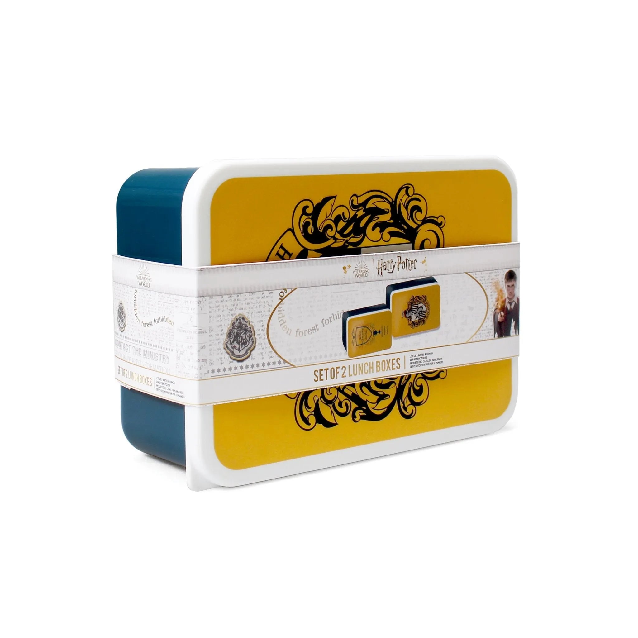 Harry Potter Snack Boxes Set of 2 Hufflepuff