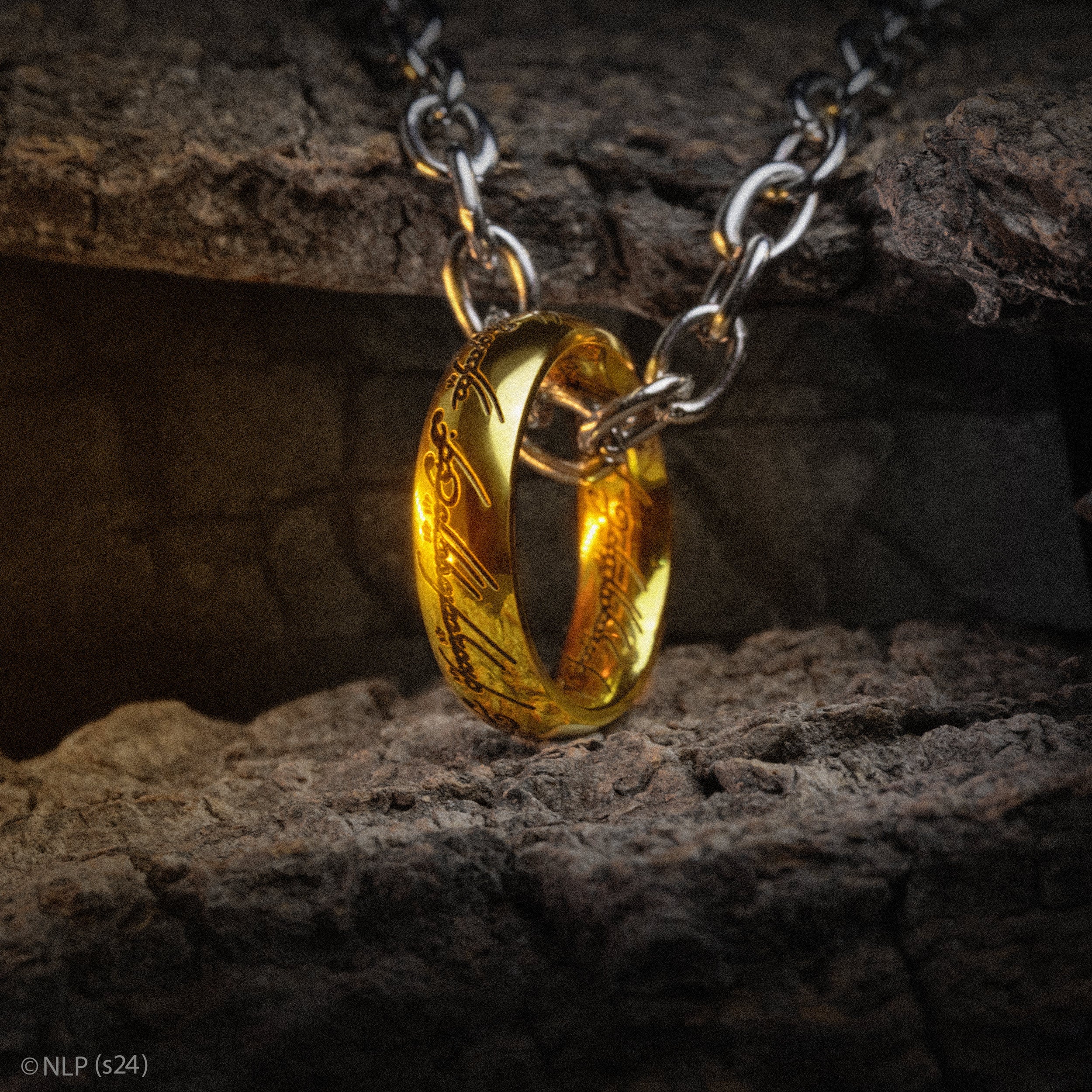 De Lord of the Rings De One Ring ketting