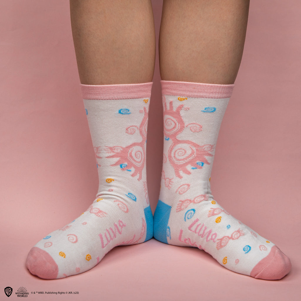 Harry Potter Set of 3 Luna Lovegood Socks