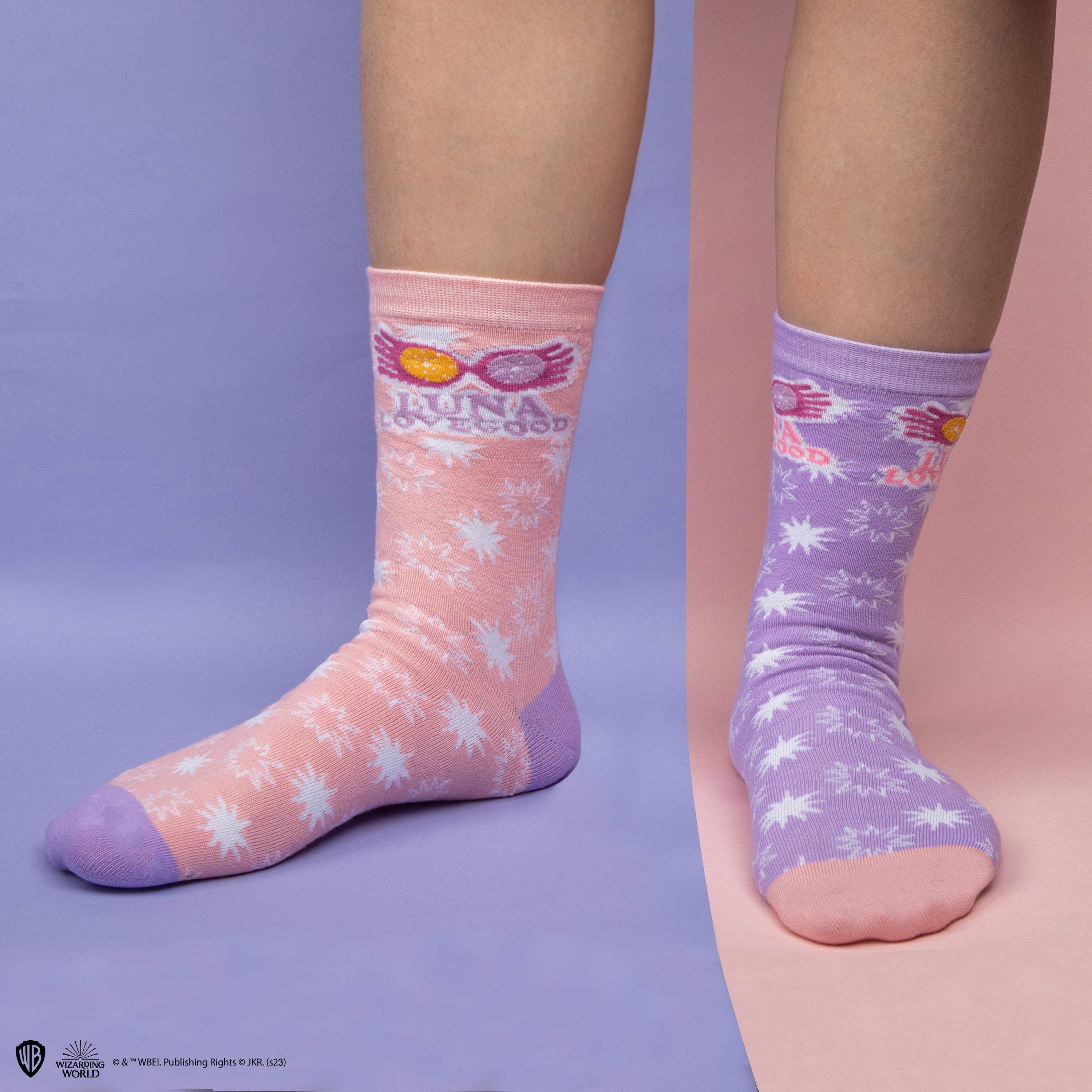 Harry Potter Set of 3 Luna Lovegood Socks