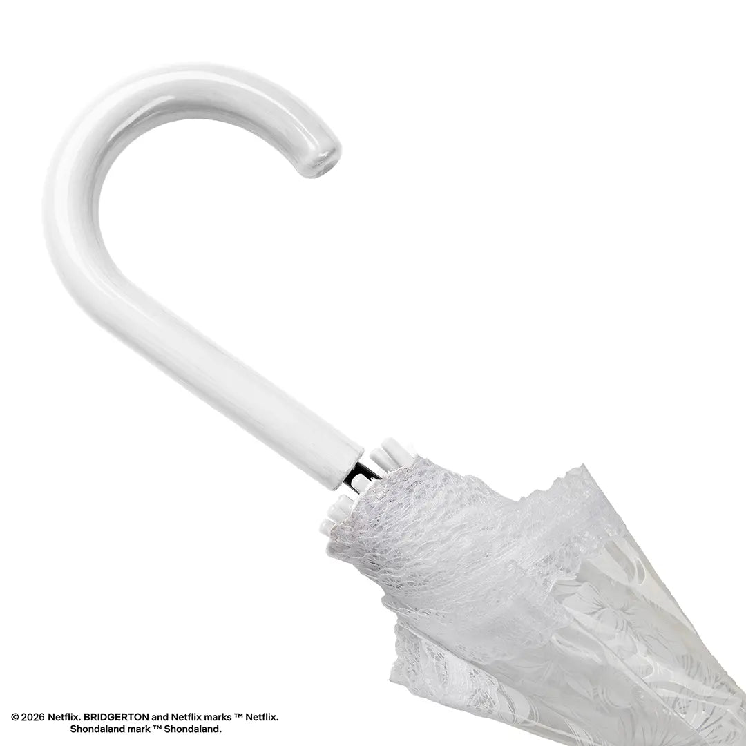 Bridgerton White Lace Umbrella